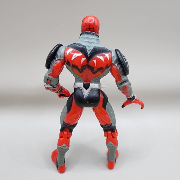 1996 Marvel Vampire Wars Figure Anti-Vampire Spider-Man 4.75" Spiderman - Picture 3 of 4